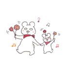 しろめのしろくま（個別スタンプ：25）