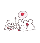 しろめのしろくま（個別スタンプ：26）
