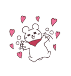 しろめのしろくま（個別スタンプ：27）