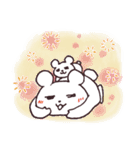 しろめのしろくま（個別スタンプ：28）