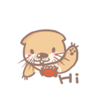 otter and young crab（個別スタンプ：1）