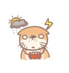 otter and young crab（個別スタンプ：25）