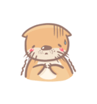 otter and young crab（個別スタンプ：30）