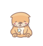 otter and young crab（個別スタンプ：32）