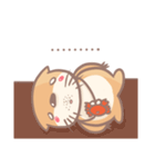 otter and young crab（個別スタンプ：35）