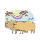 Hey Capybara！（個別スタンプ：34）