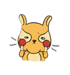 The lazy squirrel！（個別スタンプ：7）