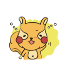 The lazy squirrel！（個別スタンプ：8）