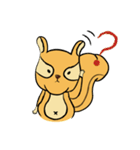 The lazy squirrel！（個別スタンプ：13）