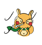 The lazy squirrel！（個別スタンプ：15）