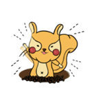 The lazy squirrel！（個別スタンプ：19）