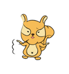 The lazy squirrel！（個別スタンプ：20）
