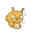 The lazy squirrel！（個別スタンプ：22）