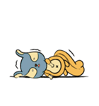 The lazy squirrel！（個別スタンプ：26）