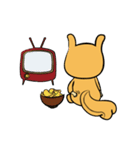 The lazy squirrel！（個別スタンプ：29）