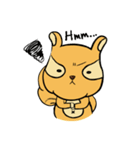 The lazy squirrel！（個別スタンプ：33）