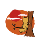 The lazy squirrel！（個別スタンプ：34）
