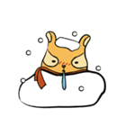 The lazy squirrel！（個別スタンプ：36）