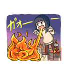 おかっぱジト目ちゃん（個別スタンプ：40）