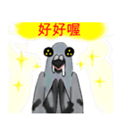神ハト (台湾語)（個別スタンプ：4）