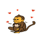 おさるさんのうた（個別スタンプ：3）