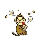 おさるさんのうた（個別スタンプ：9）