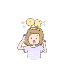 ゆるふわ女子のまいにち（個別スタンプ：5）