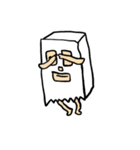 紙袋の中の人（個別スタンプ：5）