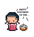 Pixel Alyn 2 :             Aiyah the sis（個別スタンプ：18）