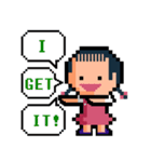 Pixel Alyn 2 :             Aiyah the sis（個別スタンプ：28）