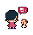 Pixel Alyn 2 :             Aiyah the sis（個別スタンプ：40）