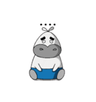 White Hippo（個別スタンプ：23）