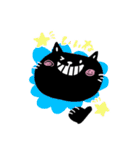 黒猫サスケの日常（個別スタンプ：10）