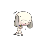 おなか痛い犬「ゆるけん」さんスタンプ（個別スタンプ：34）