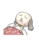 おなか痛い犬「ゆるけん」さんスタンプ（個別スタンプ：39）
