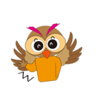 ふくろうキャラのフクぴ（個別スタンプ：7）