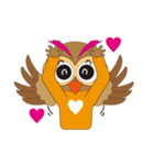 ふくろうキャラのフクぴ（個別スタンプ：10）
