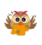 ふくろうキャラのフクぴ（個別スタンプ：11）