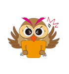 ふくろうキャラのフクぴ（個別スタンプ：12）