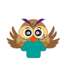 ふくろうキャラのフクぴ（個別スタンプ：24）