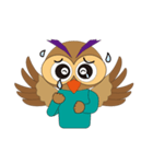 ふくろうキャラのフクぴ（個別スタンプ：30）