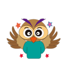 ふくろうキャラのフクぴ（個別スタンプ：37）