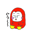 赤色フクロー（個別スタンプ：28）