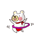 赤フン白クマ 天野くん（個別スタンプ：24）