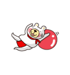 赤フン白クマ 天野くん（個別スタンプ：26）