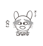 英単うさぎ（和訳あり）（個別スタンプ：8）