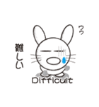 英単うさぎ（和訳あり）（個別スタンプ：10）