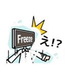 PC人間の日常会話（個別スタンプ：4）