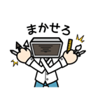 PC人間の日常会話（個別スタンプ：36）