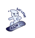 Rain - Water Element Character (EN)（個別スタンプ：2）